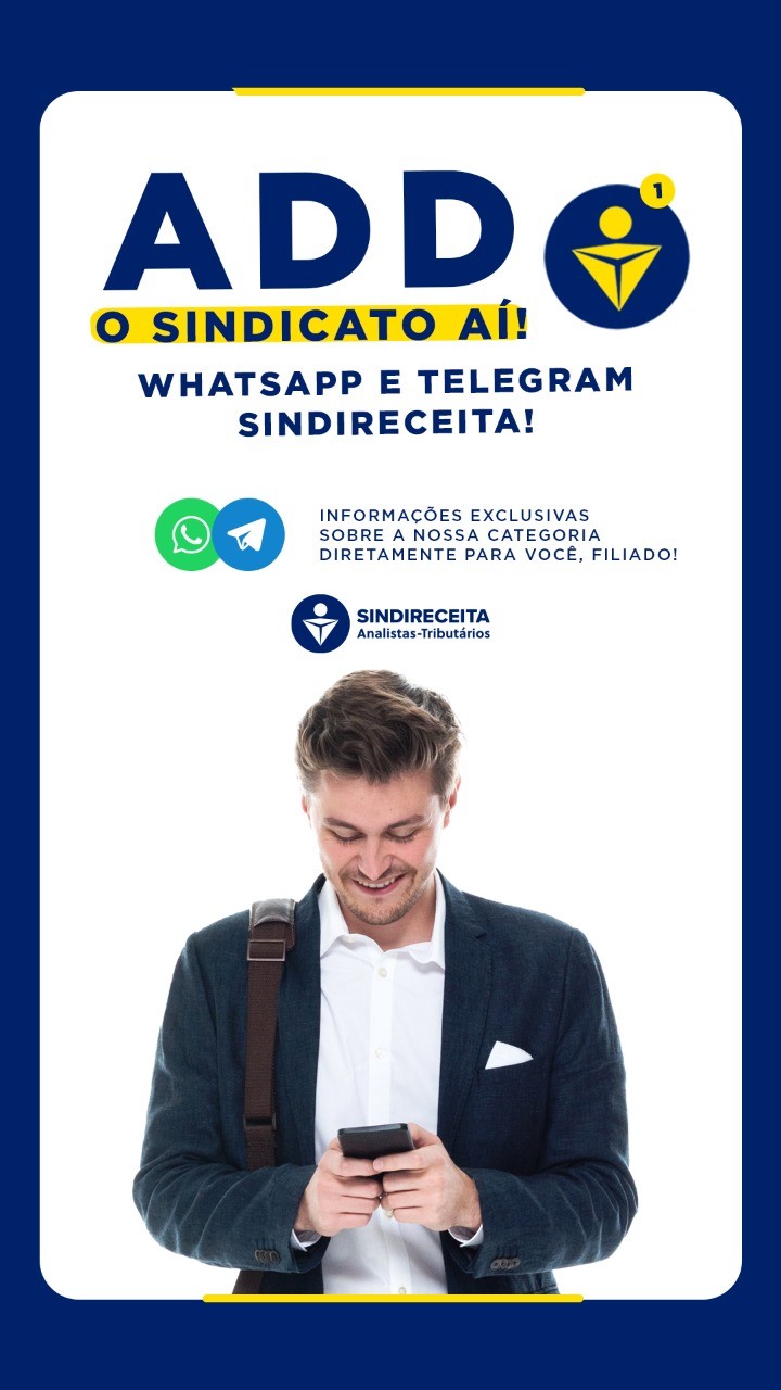 Sindireceita whatsapp e Telegram