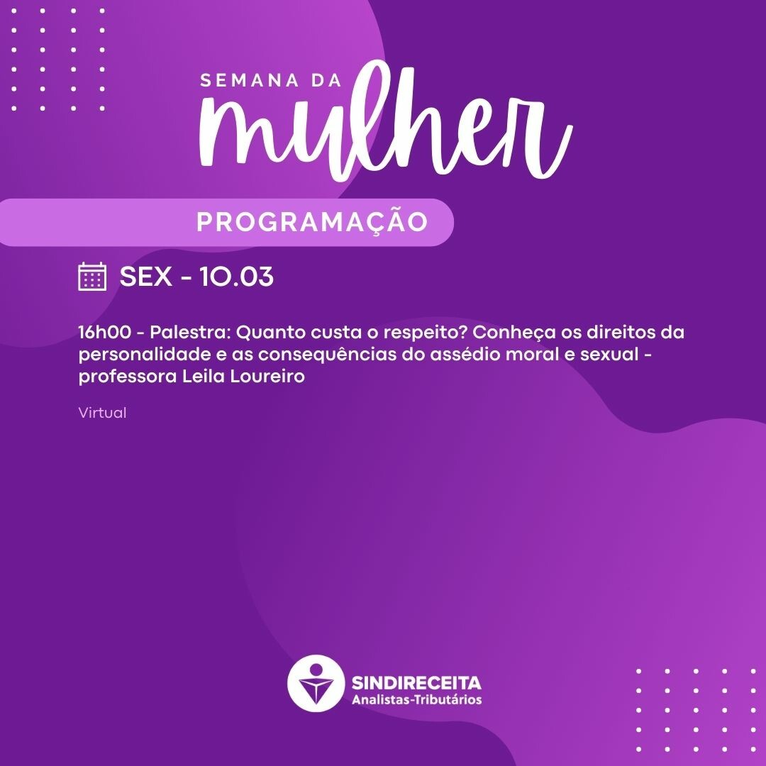 Semana da Mulher Calendário 4