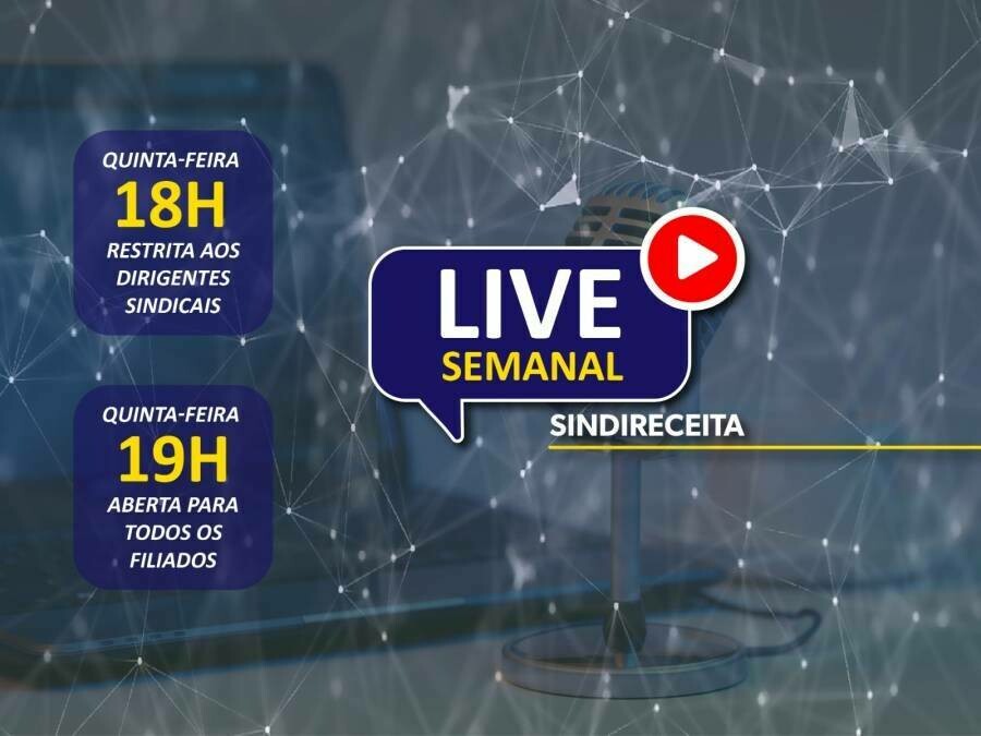 DEN conclama filiados e filiadas a participarem da Live Semanal desta quinta-feira (06)   