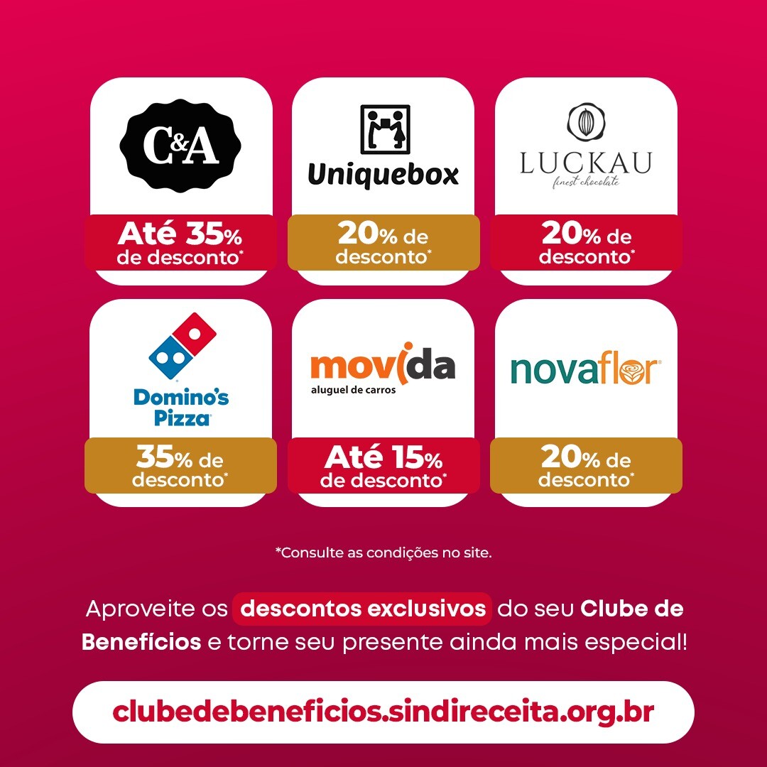 Dia dos Namorados com descontos especiais no Clube de Benefícios do Sindireceita 2