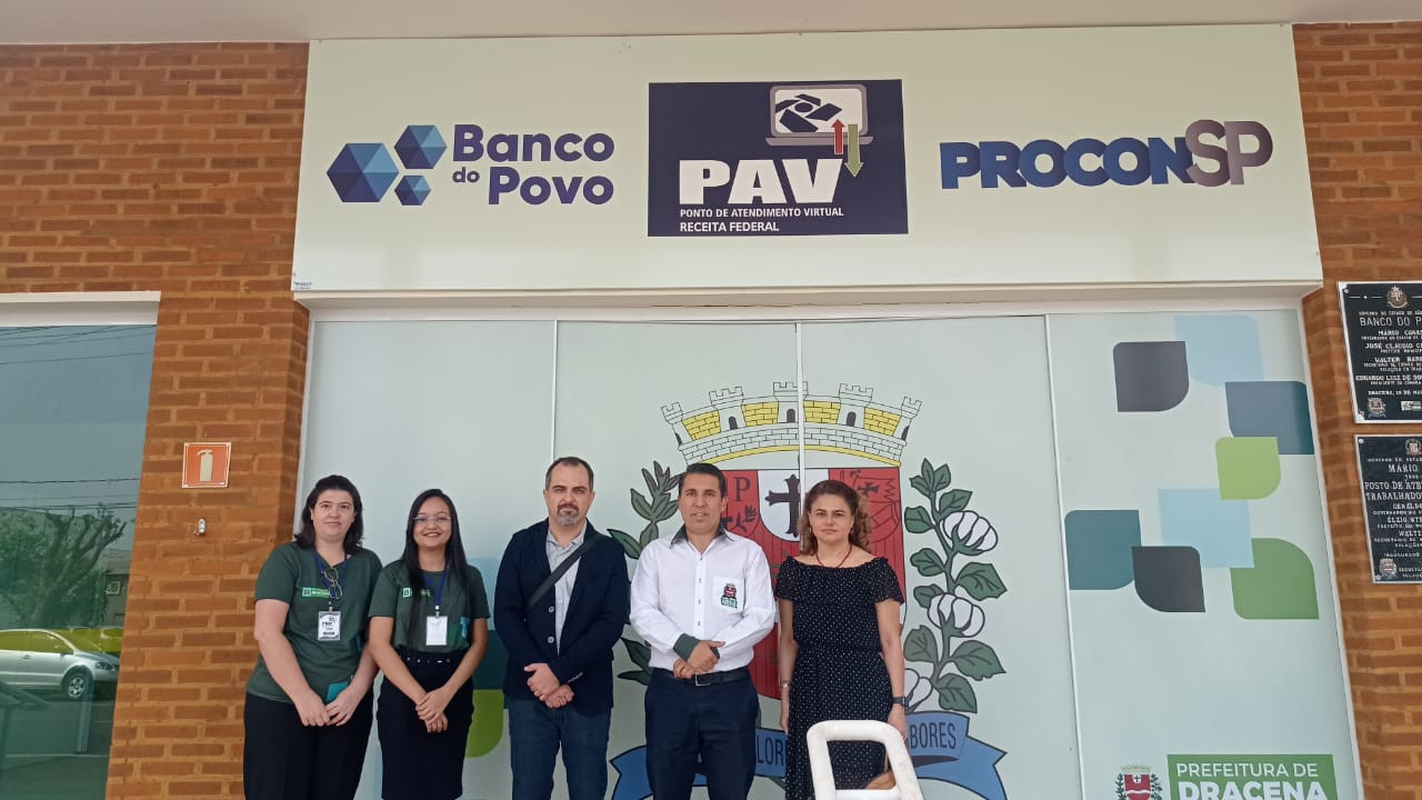 Analista-Tributária participa de inauguração do PAV em Dracena/SP