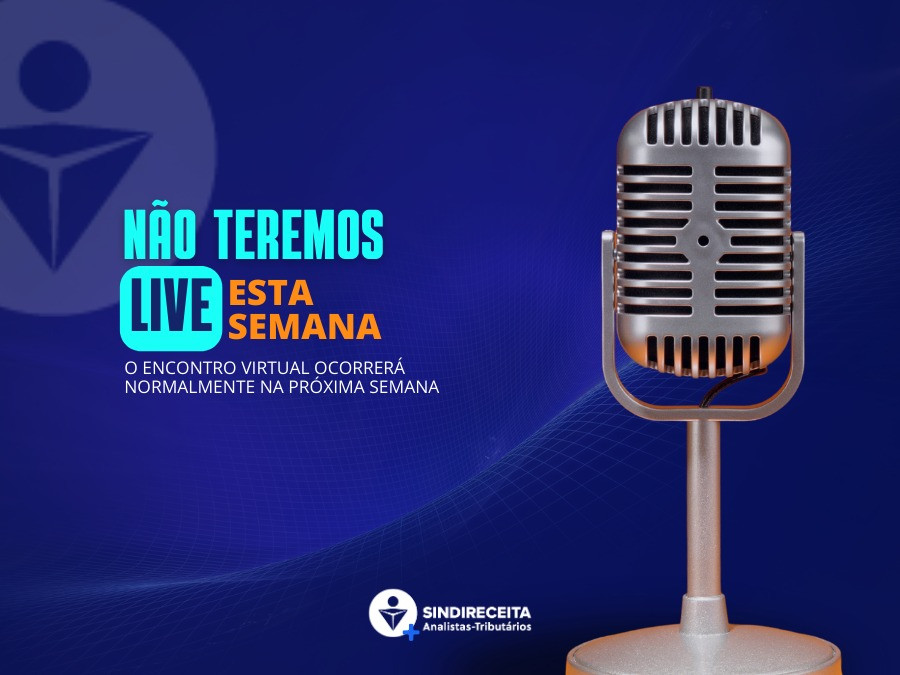 Atenção, colegas! Não teremos Live Semanal nesta quinta-feira (20)