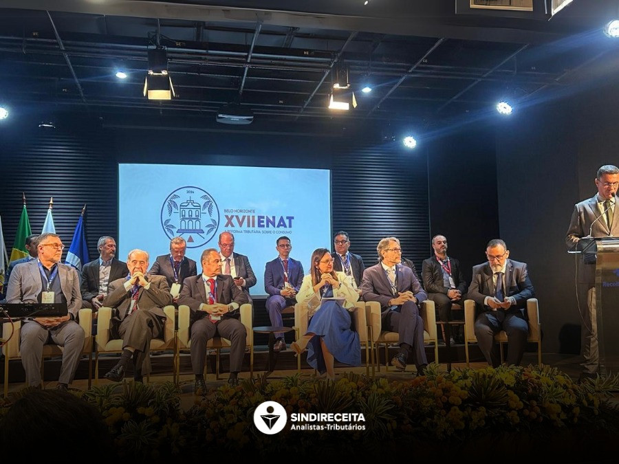 Sindireceita participa da cerimônia de abertura do XVII Encontro Nacional de Administradores Tributários ENAT