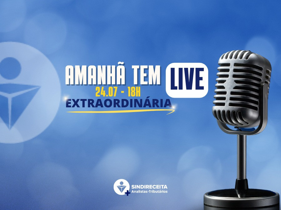 DEN realizará Live Extraordinária às 18h desta quarta-feira (24); não perca!