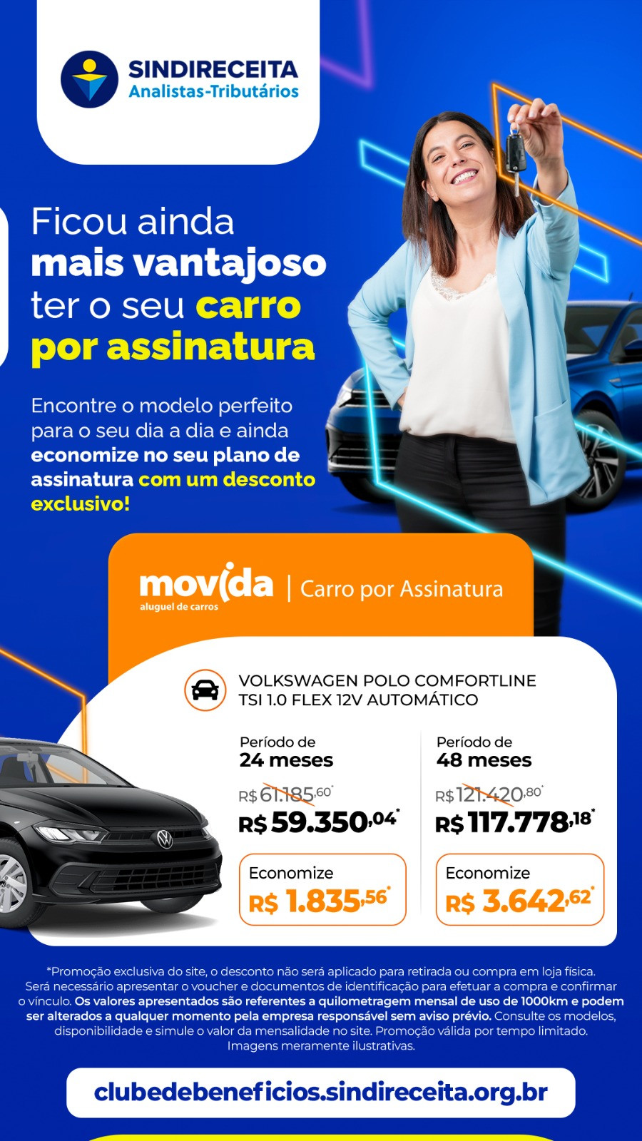 Carro por Assinatura Confira essa novidade no Clube de Benefícios do Sindireceita 2