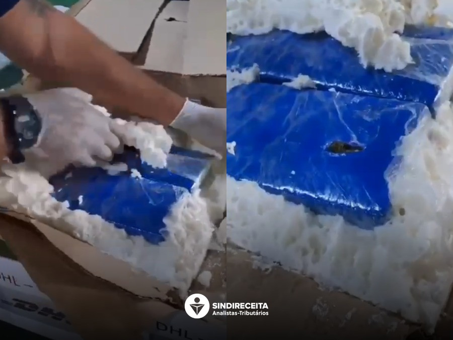 Aduana Analistas Tributários da Receita Federal do Brasil atuam na apreensão de skunk no Pará