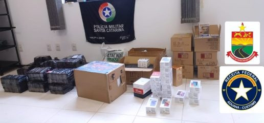 Aduana: Analistas-Tributários atuam na retenção de cigarros eletrônicos ilegais em Caçador/SC 