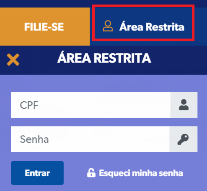 Imagem Login Aerea Restrita