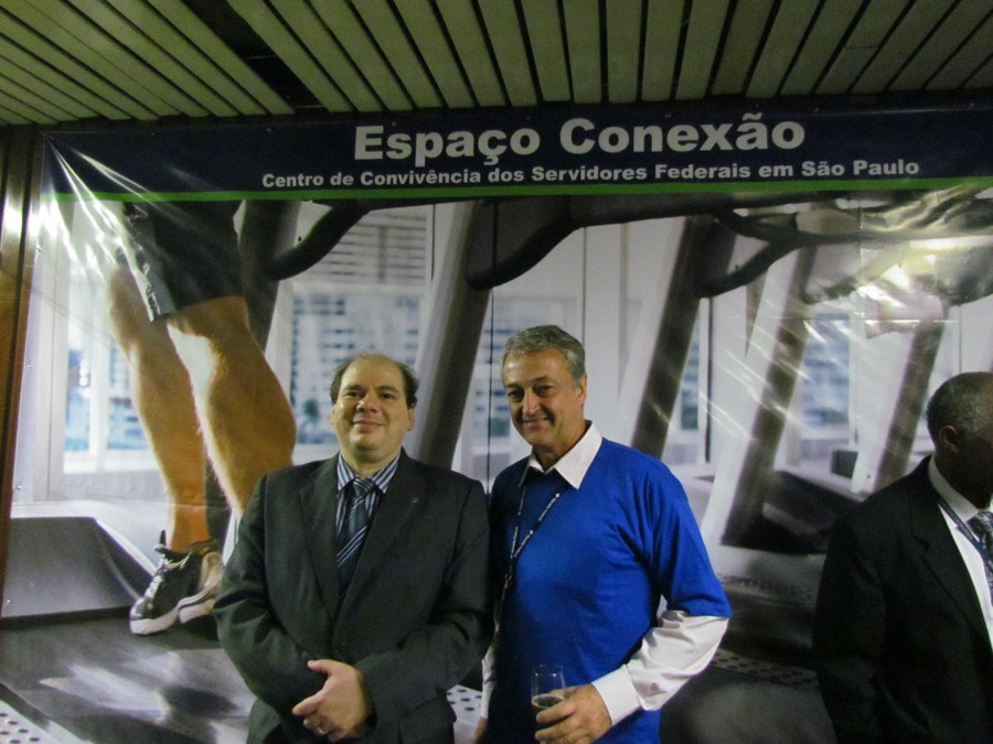 Sup Adj Marcelo Barreto e o colega chefe da DIPOL DERAT Jose Maria