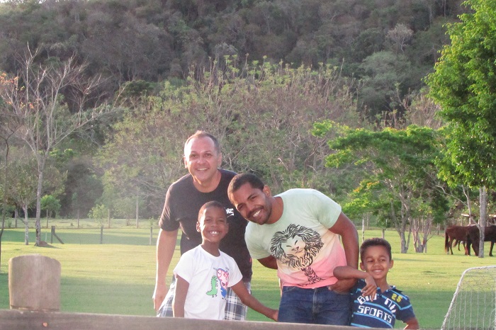 Família unida. (Foto: Arquivo pessoal)