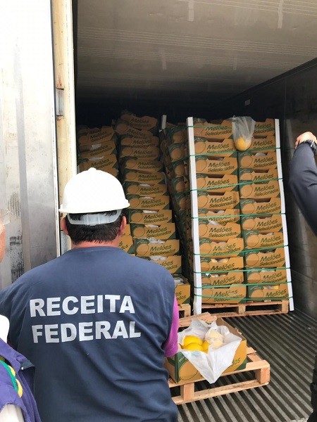 Analistas Tribut rios apreens o de coca na no Porto de Natal. 2 toneladas.2 1