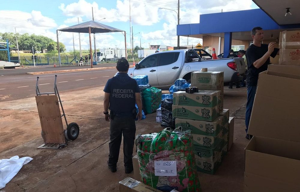 Analistas Tribut rios realizam reten o de cerca de R 300 mil em mercadorias no MS