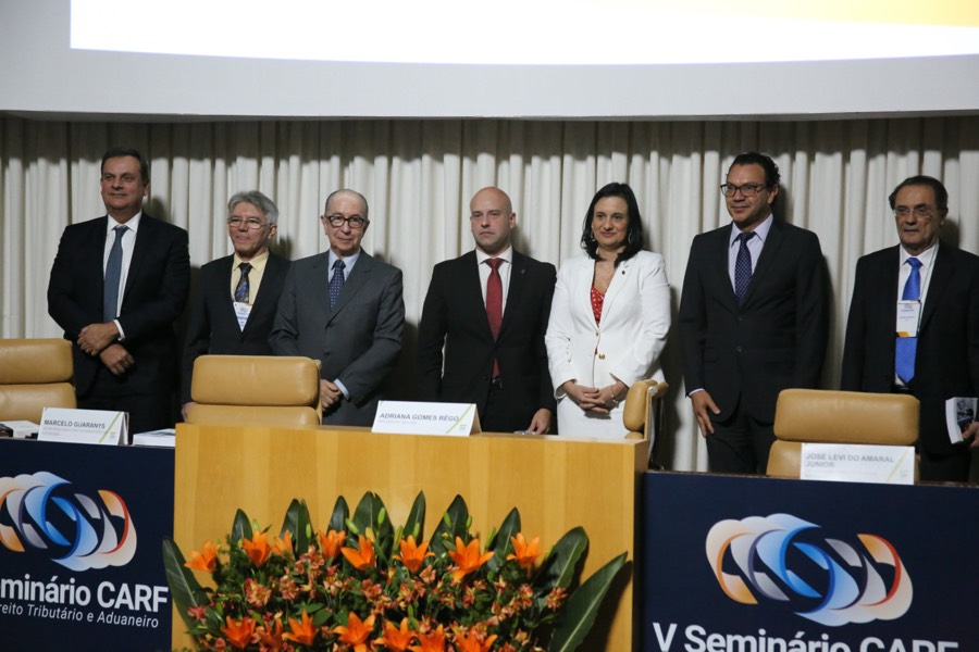 Sindireceita participa da abertura do V Seminário CARF de Direito Tributário e Aduaneiro, em Brasília