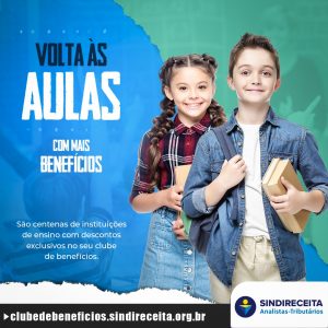 Volta às aulas com os melhores descontos no Clube de Benefícios do Sindireceita