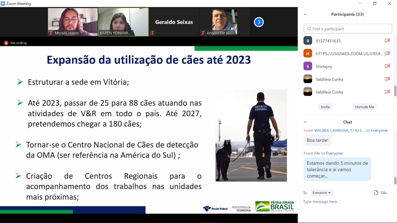 Primeiro Bate-Papo Aduaneiro discute com a COREP ações e procedimentos da vigilância e repressão no Brasil