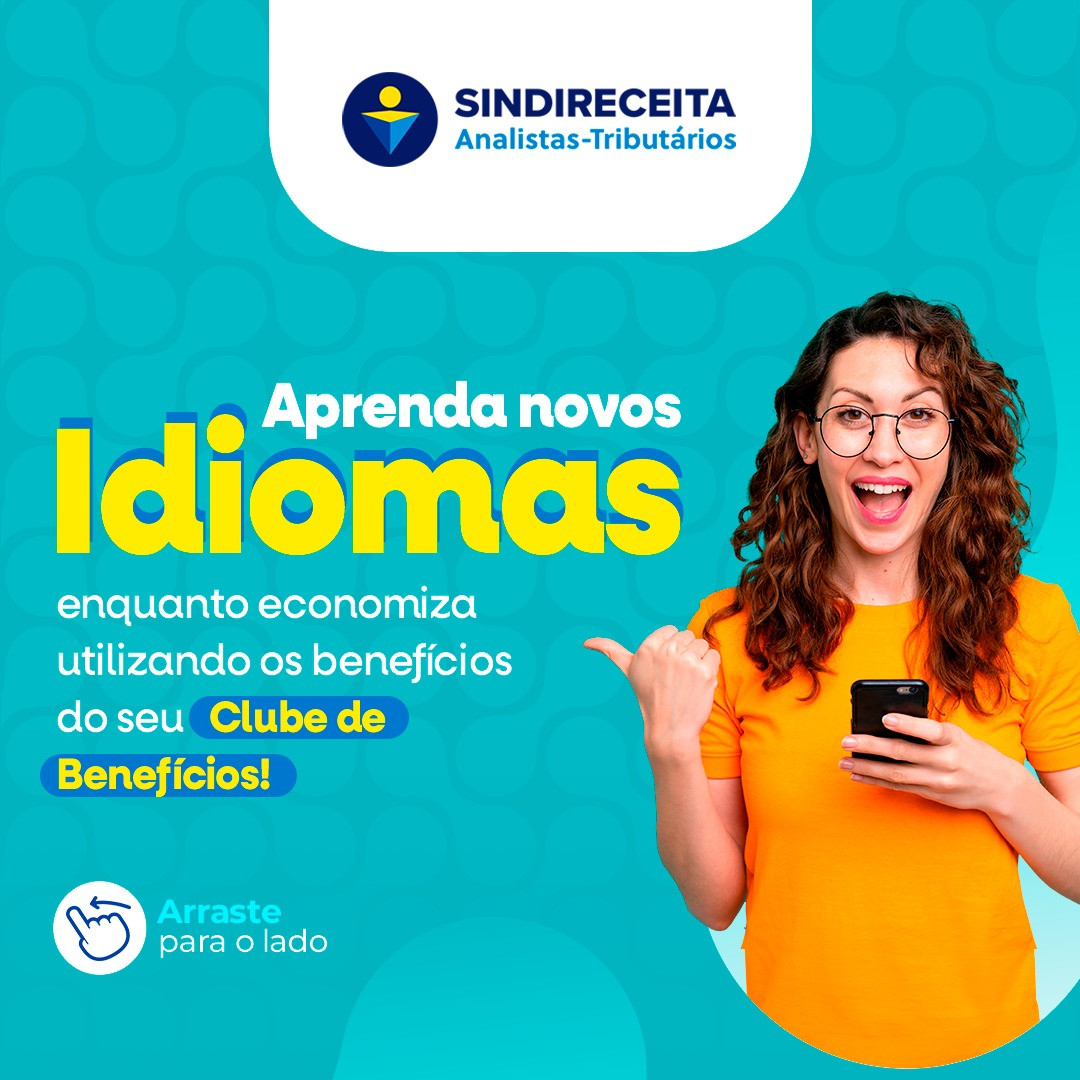 Clube de Benefícios do Sindireceita: escolas de idiomas com descontos de até 50%